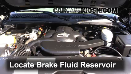 2003 GMC Sierra Denali 6.0L V8 Brake Fluid Add Fluid